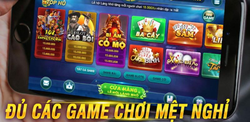 Hệ thống game đa dạng tại Royal Club game bài đổi thưởng