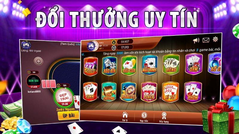 Hệ thống game bài đổi thưởng UFOInfo đa dạng, phong phú