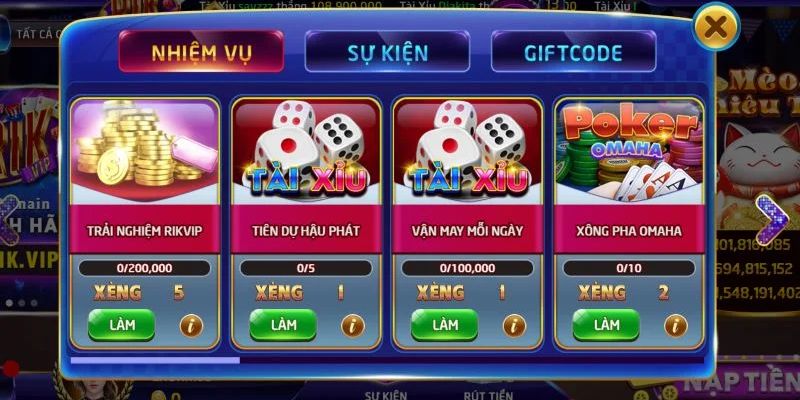 Ưu điểm nổi bật của game bài đổi thưởng Rikvip