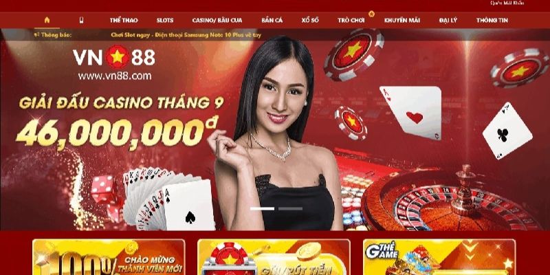 Casino trực tuyến uy tín VN88  