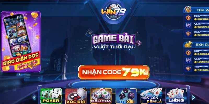 Cổng slot game Win79