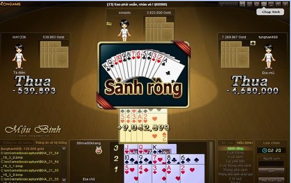 game đánh bài rút tiền mặt