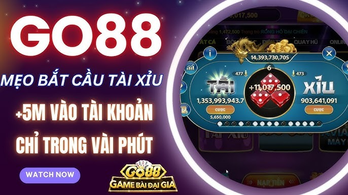 cách chơi tài xỉu go88 dễ thắng