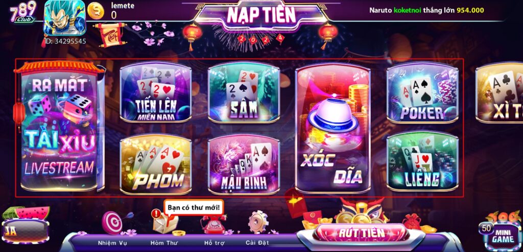 789club đăng nhập